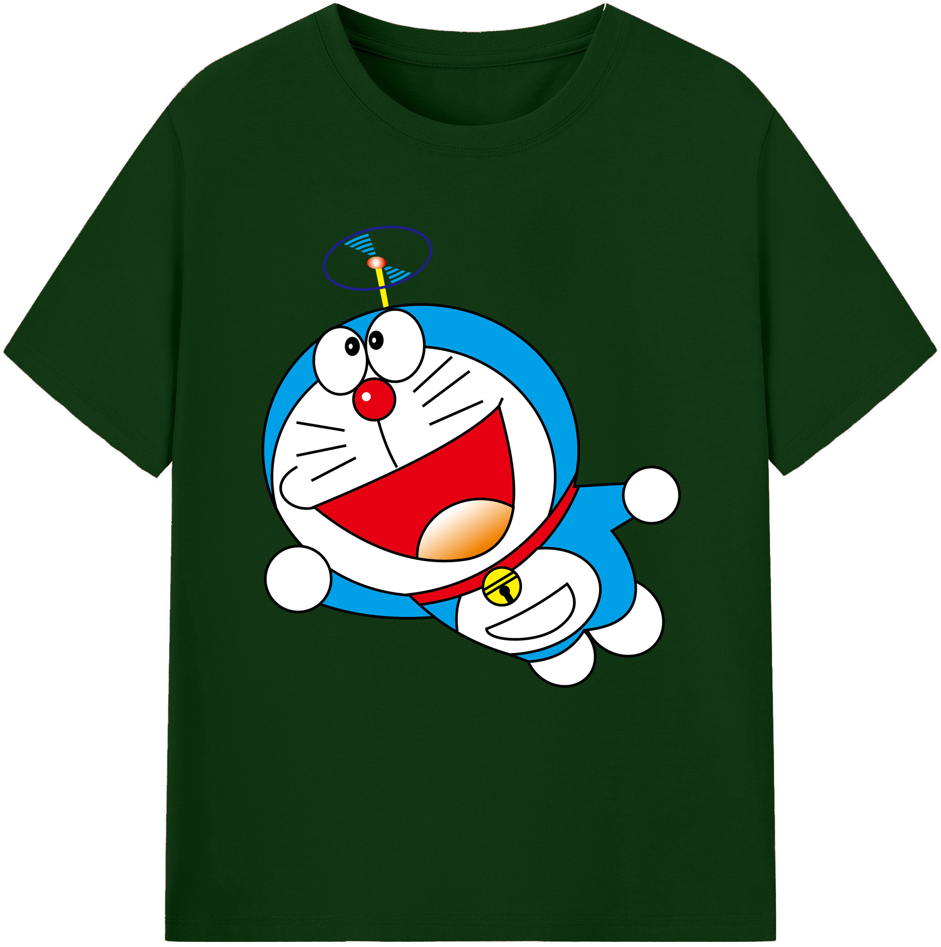 （画像用） ドラえもん Doraemon 綿100％半袖Tシャツ（フロントプリント）